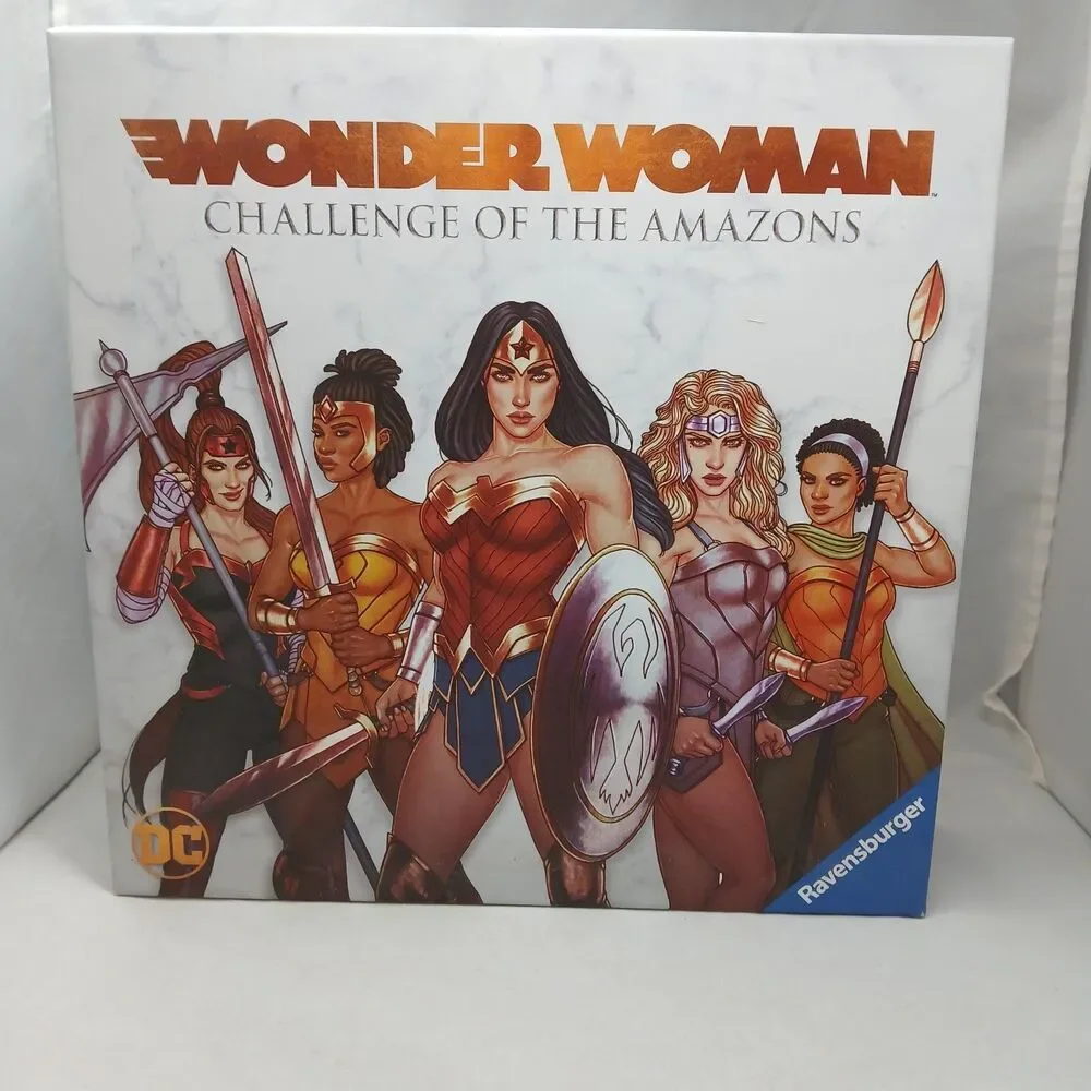 Ravensburger DC Wonder Woman Challenge of the Amazons Board Game Strategy Game